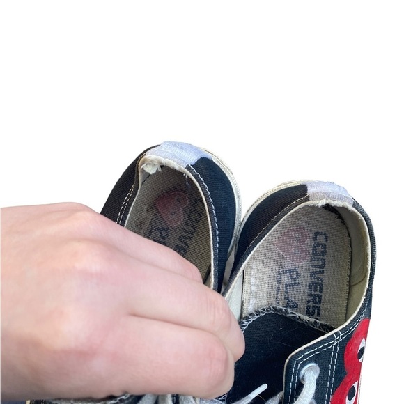 Commes Des Garçons Converse Low Sneakers Size 7 - Picture 9 of 15